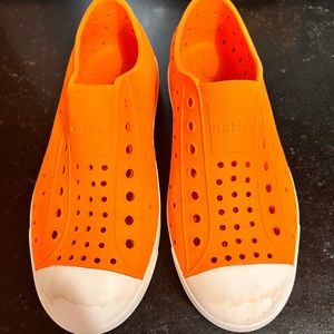Orange Native shoes